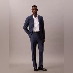 Calvin Klein Slim Fit Wool Full Suit